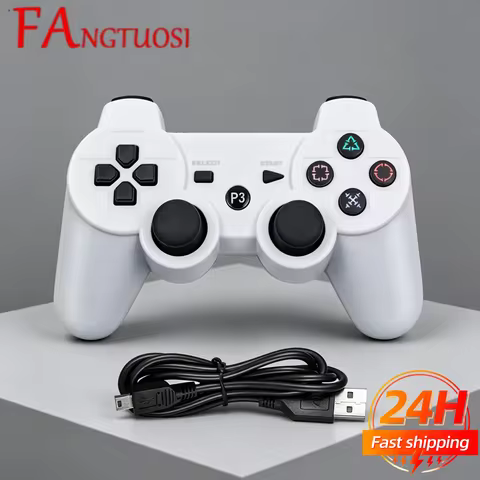 FANGTUOSI For PS3 Controller Support Bluetooth Gamepad for PlayStation 3 Joystick Wireless Console f