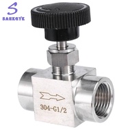 Equal Female Thread SS 304 Stainless Steel Control Shut Off Needle Valve