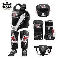 Raja Adult Boxing Fighting Protective Gear Set Head Protection Body Protection Leg Protection Crotch