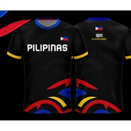 Sibol Jersey Sports Team Jersey Black 2022 Pilipinas Jersey