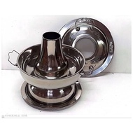 Mini Hot Pot with Chimney /Steam Pot/Steamboat tomyam seafood /Periuk Steamboat /Stainless Steel Pot