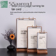 AARON1 Menu Card Holder, Multi page Label Holder Ads Display Stand, Multipurpose Loose leaf Aon-slip