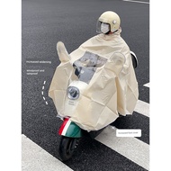 baju hujan motor baju hujan perempuan Jas hujan kereta elektrik tunggal tebal wanita