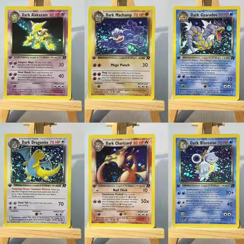 TR PTCG8-002 Tcg proxy PKM Cards Dark Hypno Battle Toys Gifts Rare Collection for Hobbies home play