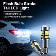 Lampu LED Kecil Non-flash T15 W16W Bulb Strobe Tail Flash Motorcycle Car