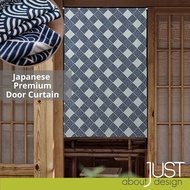 Langsir Dapur Pintu Door Curtain Japanese Kitchen Restaurant Telescopic Rod Style FabricTirai Pintu Jepun Kain