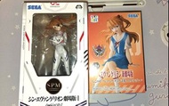 現貨☆日版新世紀福音戰士 (Evangelion) ——明日香模型SPM 白色作戰服 ,明日香ちょこのせ 中學制服 明日香
