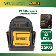DEWALT PRO Backpack DWST560102-DW100/Tool Bag/Storage Bag/Heavy Duty/Dewalt Bag