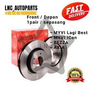 [Disc Rotor] Front Disc Rotor For Perodua Myvi Lagi Best / ICon / BEZZA / AXIA (TRW) (1 Set)