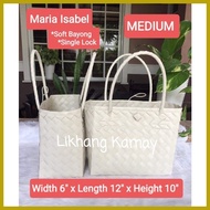 ✲ ▪ ❍ LIKHANG KAMAY Plastic Bayong Bag Medium Modern Plastic Bayong Bag souvenir giveaways handmade