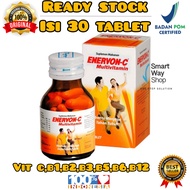 Enervon C Bottle Contains 30 Multivitamin Tablets Enervon-C ORI BPOM