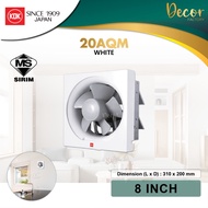 KDK 20AQM 8 / KDK 25AQM 10 / KDK 30AQM 12 Wall Mount Propeller Ventilating Fan / Wall Exhaust Fan