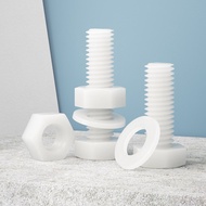 M3/m4/m5/m6 White Nylon External Hexagon Screw Nut Washer Combination Set Plastic Screw Insulated Plastic Bolt