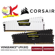 CORSAIR DESKTOP VENGEANCE LPX (K2) DDR4 MEMORY RGB GAMING PC RAM ( 3200MHZ / 3600MHZ ) (16GB / 32 GB