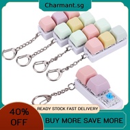 Keyboard Fidget Toy Fidget Clicker Key Switch Keychain Shaft Tester for Adult