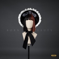 Phụ Kiện Tóc Lolita BNT Original Gothic Nun Headwear Phụ Kiện Tóc Phong Cách Gothic Độc Đáo Phụ Kiện