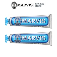 2pc Marvis Whitening Toothpaste Aquatic Mint 85ml Tootpaste