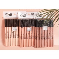 Borong 12s (66sen) MN Eyebrow Pencil with Concealer Brow 100% ORI Menow Murah Wholesale Original Pen