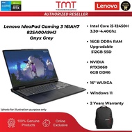 Lenovo IdeaPad Gaming 3 16IAH7 82SA00A9MJ Laptop | i5-12450H | 16GB RAM 512GB SSD | RTX3060 |16" | N