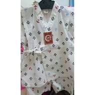 Made In Japan Jinping Yukata Navy Blue White Crab 90cm95cm Lianfei Second Store