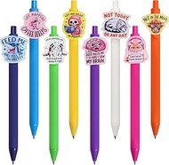 Funny Pens Sarcastic Pen with Cute Pattern for Staff Coworkers Colleagues Office Meme Gag Gift Suppl