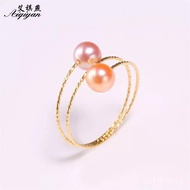 Swallow Index Finger Ring 6-7mmG18K Genuine Round Shipment Freshwater Qi Ai Send Girlfriend Tail Rin