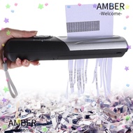 AMBER1 Handheld USB Shredder Portable Paper Documents Cutting Tool Shredders Office Home Paper Shredders