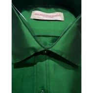 NEW man short sleeve shirt for dhoti.. green READY STOCK