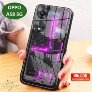 Glass Softcase For Oppo A58 (5G) - OPPO A58 (5G) Phone Case [T07].