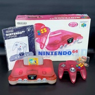 Nintendo N64 Limited Edition Clear Red NTSC-J 🎮 🇯🇵 (Japan ) Boxes 1996