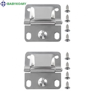 Babyko>>Stainless Steel Hinges 2x2 with 8 Screws for Coleman Cooler 5226 5227B 5235 5236Brand New