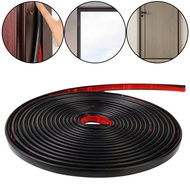 【Zaylily】6M Weather stripping Door Seal Window And Door seal strip Soundproofing self-Adhesive Backi