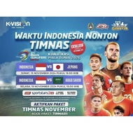 Paket Timnas Kualifikasi Piala Dunia 2026 KVISION Paket Bola Timnas K-Vision Promo