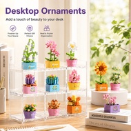 DIY Succulent Flower Building Blocks Eternal Bloom Potted Plant Toy Gift for Kids and Collectors