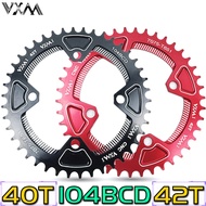 CHAINRING 42T 104 SNAIL NARROW CRANK ROUND CHAINBcd Ring 104BCD 42 T