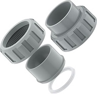 006723F Connector & Nut Kit Compatible with Raypak Pool Heater 185-405 206-409 Models, 2" CPVC Conne
