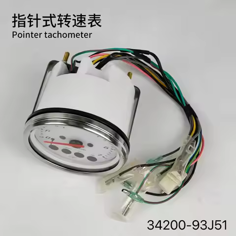 34200-93J51 White Multifunction Tachometer For Suzuki 4 Stroke Outboard Engine 40-300HP