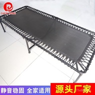 Foldable Home Indoor Trampoline Adult Fitness Equipment Rectangular Trampoline Children's Elastic Trampoline