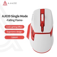 Ajazz Aj039 Rgb Tetikus Tri-mod Usb 2.4g Berwayar Bluetooth Tetikus Permainan 7200dpi Ergonomik Pema