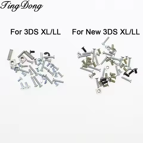 1Set Replacement Philips Head Screws Set For 3DS XL LL ,New 3DS LL XL Game Console Shell Full Set Sc