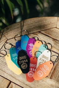 【METALIZE】復古飯店鑰匙圈 / 共11色