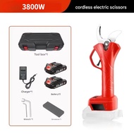 Cordless Pruning Shears 3800w Cordless Tree Pruner Branch Cutter Gardening Scissors With Extension R