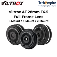 Viltrox 28mm F4.5 Full Frame Lens Autofocus Ultra-light for Sony E-Mount/ Fujifilm X-Mount/ Nikon Z-