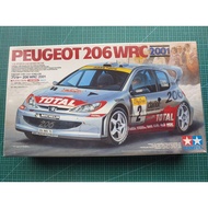 Tamiya 24236 1/24 Peugeot 206 WRC Assembled Car Model Original Package Board Complete Box Condition 