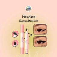 PINKFLASH QuickShape Lasting 2-in-1 Eyeliner Stamp High Pigment Pinkflash Black Eyeliner/ ADA Stamp
