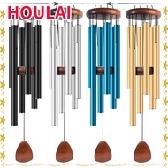 HOULAI Metal Tubes Windchime, 37 Inch Aluminum Aluminum Wind Chimes, Pendant Large 6 Rods Wind Bell 