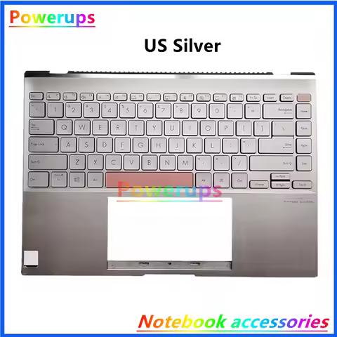 Laptop/Notebook US Backlight Keyboard Cover/Case/Shell Palmrest For Asus ZenBook 14X OLED Flip UX540