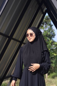 JILBAB PLISKET NEW KERUT RENDA BAY JERSEY / JILBAB INSTAN / JILBAB KERUT RENDA / JILBAB PLISKET KERU