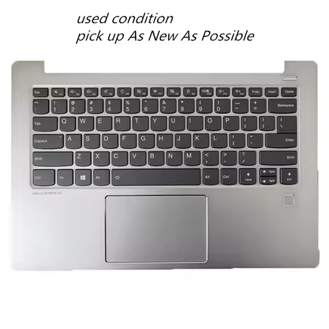 95%New Palmrest Upper Cover Topcase with English Keyboard For Lenovo Air 14 AIR 14IWL 530S-14