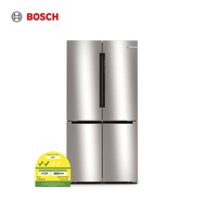 Bosch KFN96APEAG French Door Bottom freezer, MultiDoor, Fridge freezer , 91cm width, 598L net capacity, Stainless steel,2 ticks energy efficiency